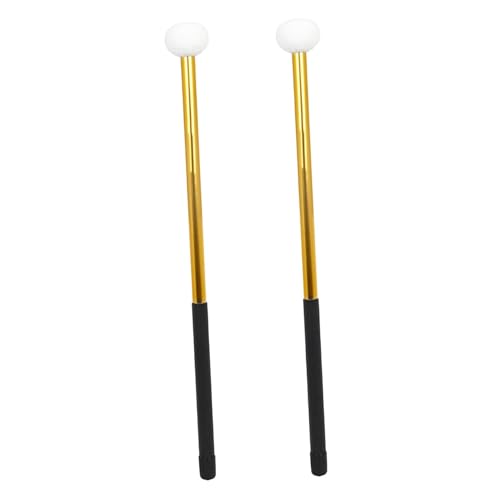 Baquetas para batería VICASKY versátiles de aleación de aluminio con cabeza de fieltro, para snare drum y jazz drum