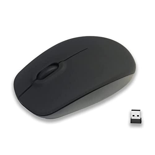 Image of (Renewed) HP Wireless Ergonomically Designed Optical Mouse with 1200 DPI and 2.4GHz Connectivity