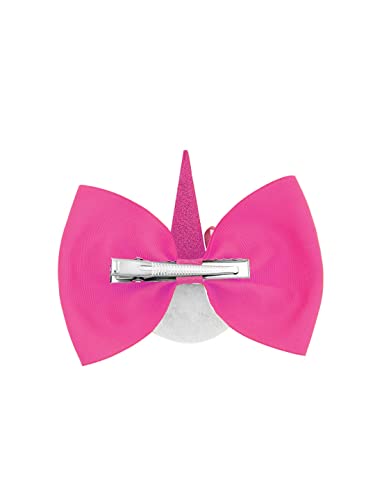 Combo Bow Hair Band & Unicorn Hair Clips, Stylish Set