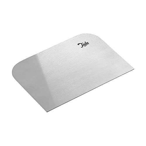 Tala 12cm Stainless Steel Icing Scraper & Smoother, Seamless Crumb Coat & Buttercream Application Tool, for Cakes Up to 12cm, Durable Metal Baking Accessory for Ganache, Royal Icing & More