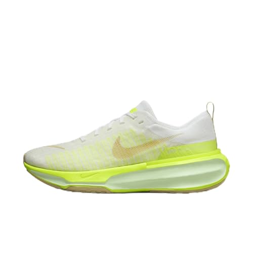 Nike Invincible 3 Men's Road Running Shoes (DR2615-104, White/Volt/Sail/Team Gold) Size 7.5