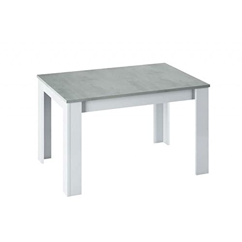 Mobelcenter Mesa De Comedor Extensible Kendra Mesa De Salón O Cocina Acabado En Color Cemento Y Blanco Artik Medidas: Ancho: 140-190 Cm X Fondo: 90 Cm X Alto: 78 Cm - 1091 Mobelcenter Mesa De Comedor Extensible Kendra Mesa De Salón O Cocina Acabado En Color Cemento Y Blanco Artik Medidas: Ancho: 140-190 Cm X Fondo: 90 Cm X Alto: 78 Cm - 1091
