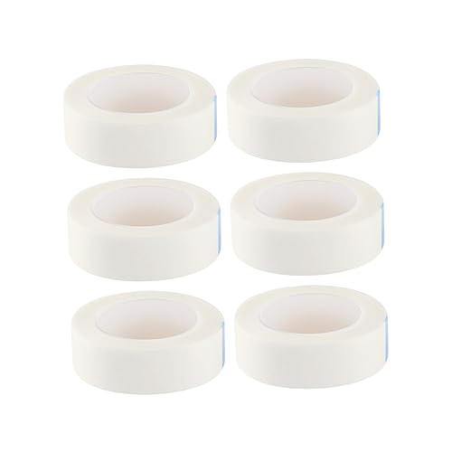 IWOWHERO Professional Eyelash Eyelash Extension Supply 12 Rolls Non-Woven Fabric Lash Isolation Tape for