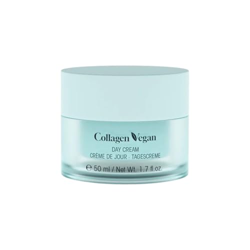 Etre Belle Collagen Vegan Peptide Crema de día 2 × 50 ml | Suaviza e hidratación duradera | Aminoácidos veganos de colágeno + péptidos | Para pieles jóvenes | Sistema de recarga sostenible