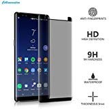 Galaxy Note 8 Privacy Screen Protector, 9H Hardness - Bubble Free & Easy to Install – Black Tint Protector Curved Samsung Note 8 Tempered Glass Privacy Screen 2017 – Anti-Scratch & Case Friendly