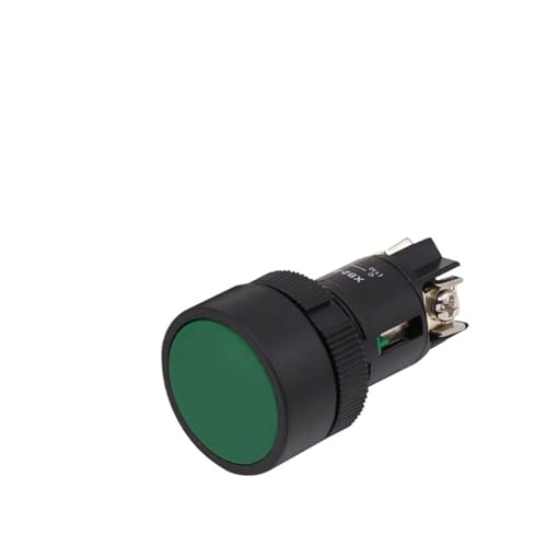 Bouton cylindrique XB2-EA135 vert bouton plat ouverture fermeture 22mm