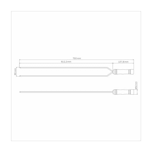 Espeto Duplo para Churrasco Tramontina 75cm 26419075 Madeira Natural