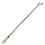 Sunnydaze Steel Fire Pit Poker Stick with Wood Handle - Outdoor Heavy Duty Metal Camping Fireplace Tool - Rustic Outside Campfire Accessory - 32 Inch Long