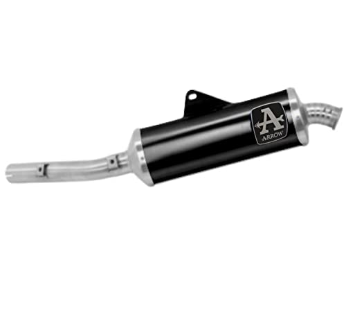 Silencieux Arrow Indy-Race noir avec embout acier pour libérer la puissance de la Ténéré 700