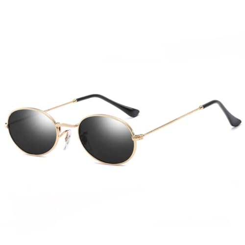 Lunettes de soleil ovales rétro femmes verres anti-éblouissement UV