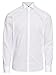 Olymp 3077 65 00 Chemise de smoking pour hommes avec col cassé Poignets mousquetaires. Blanc. - blanc - taille col: 36