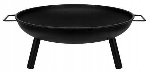 ADGO Brasero para el jardín – Brasero – Barbacoa – Brasero de 60 cm – Cesta para el jardín – Terraza – Balcón – Exterior – Barril de fuego – Chimenea de jardín