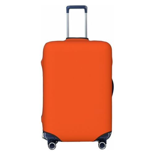 Beauty Burnt Orange Travel Luggage Covers For Suitcase Elastic Suitcase Protector Anti-Scratch Spandex Baggage Covers Fits 18-32 Inch Luggage Large