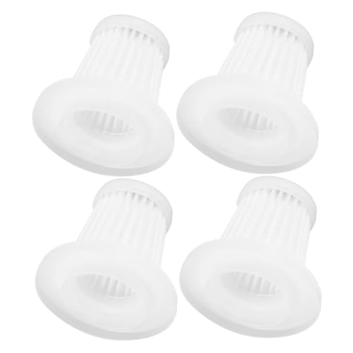 HOLIDYOYO 4個 車載掃除機用高密フィルターコア 洗浄可能で再利用対応 軽量コンパクトで取り付け簡単 車内の微細ゴミ除去にな交換用アクセサ