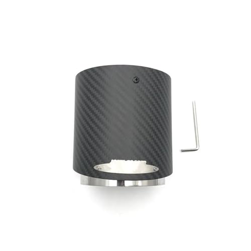 Tubo de escape puntas silenciador escape carbono para Mini F56 R56 R60 F60 matt CF