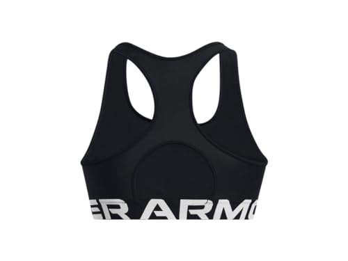 Image of Under Armour Womens HeatGear Authentics Mid Impact Branded Sports Bra