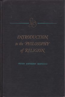 Hardcover Introduction to the philosophy of religion Book