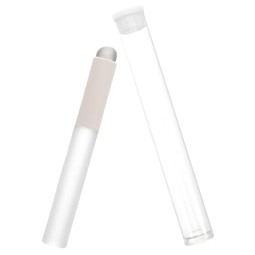 VICASKY Professional Round Head Lip Brush Silicone Lip Scrubber Travel Beauty Tool