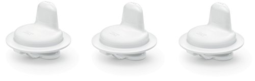 NUK 10255311 First Choice Active Harte Trinktülle für Kiddy Cup, weiß, 3er Pack (3 Stück)