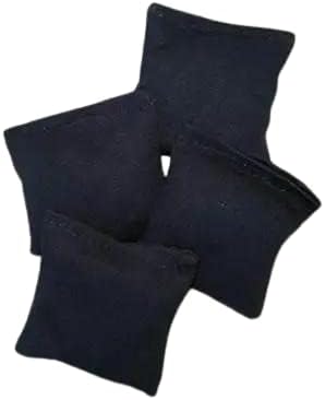 3" mini Cornhole Bags set of 4 Navy Blue