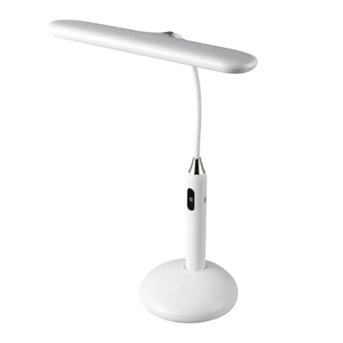JYARZ Lampara Escritorio para Oficina Lámpara De Escritorio LED USB-C, 3 Tonos Color, Atenuación Táctil, Desmontable Moderno Flexo Escritorio
