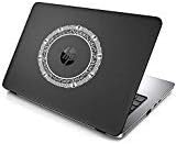 Stargate Apple MacBook Decal Vinyl Sticker Apple Mac Air Pro Retina Laptop Sticker (White)