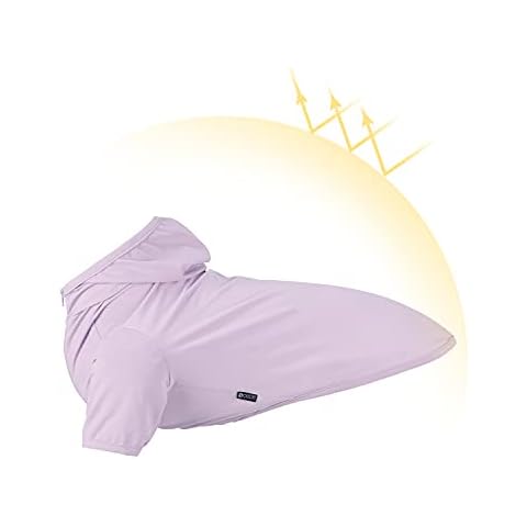 Dociote Hundekleidung T-Shirt mit Kapuze Hund Kapuzenpullis Mantel Pullover Sonnenschutz Kleidung Cover