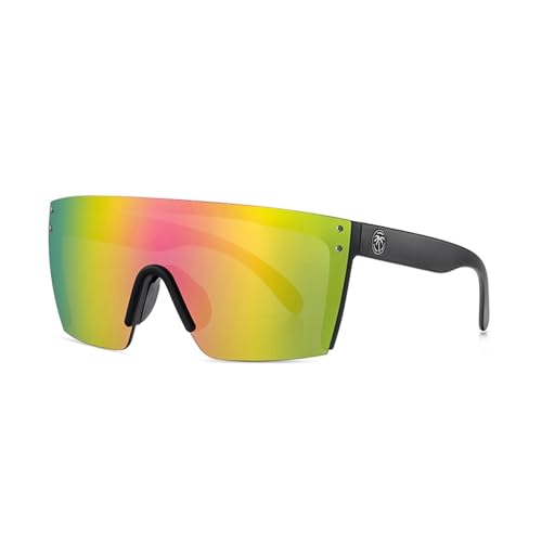 Lunettes de soleil de sport colorées avec protection enveloppante