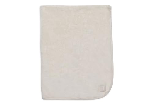 Couverture bébé en jersey et sherpa Jollein oatmeal 100x150 cm pour lit enfant