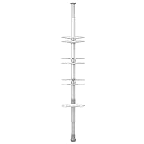 OXO Good Grips-Teleskop-Duschregal aus Aluminium - Schnell ausziehbares OXO Good Grips-Teleskop-Duschregal aus Aluminium - Schnell ausziehbares