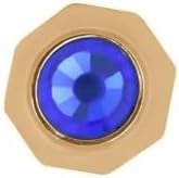 Ewatchparts 1 Watch Crown Compatible With Lady Cartier Tank Santos Watch 4.25mm Rose Gold Blue image 4