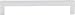 Top Knobs M1157 Nouveau III 6-5/16" Square Bar Pull, Polished Chrome
