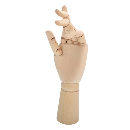 GLSTOY Flexible Joint Wooden Hand Model Kit Perfect for Manicure Practice and Sketching