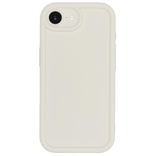 Image of Puxicu Slim Case for iPhone 16E, Enhanced Camera Protection, Shockproof Skin-Friendly Touch Soft Case Cover for iPhone 16E Phone 6.1 inch, White