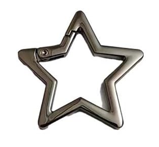 Star Shaped Stainless Steel Keychain Clip Carabiner Snap Hook Holder Carabiner Hook Clip Key Holder Carabiner Clip Keychain Carabiners for Keys and
