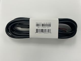 Cradlepoint Power & General Purpose Input Output GPIO Cable 2x2 3M 20AWG P/N 170864-001, Black