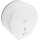 Compatible con rollos de papel higiénico de diámetro 250 mm (máximo) con muchos más metros de papel por bobina.