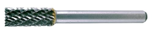 WRS Hochl. Hartmetall Frässtifte Universalverzahnung Industriequalität in Kunststoff-Box Größe: Zylinder m. Stirnverzng. 3 0 Ø x 14/38 mm
