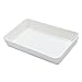 WITTKOWARE 3 Stück Kunststoffschalen, 200x125x35mm, stapelbar, sehr stabil, nahezu unzerbrechlich, weiß