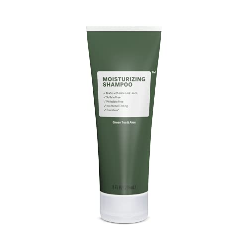Brandless Green Tea & Aloe Moisturizing Shampoo | Clean Shampoo for All Hair Types | Paraben, Phthalate, Sulfate and Cruelty Free | Vegan Formula | 8 fl oz