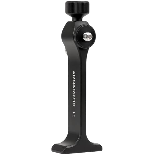 ARNARKOK Binocular Tripod Mount 1/4 Inch Threading Mount, Solid Metal Binocular Tripod Adapter, Binocular Accessories