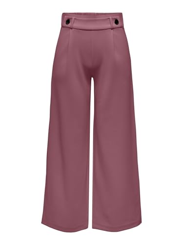 JdY Damen Jdygeggo New Long Pant JRS Noos Hose, Rose Brown/Detail:Black Buttons, L / 34L EU