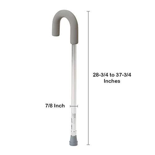 McKesson Walking Cane with Foam Round Handle, 28 3/4 in, 37 3/4 in, 1 ct | Aluminum - image 5