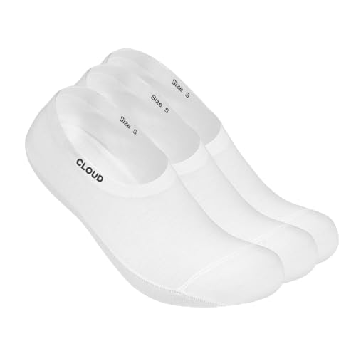 Image of Cloud Ankle Socks for Women & Men - Thin Comfortable Non Slip Invisible Low Cut Cotton No Show Socks for Casual & Formal Wear