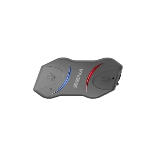 Sena 10R Low Profile Motorcycle Bluetooth Communication System, Single Pack