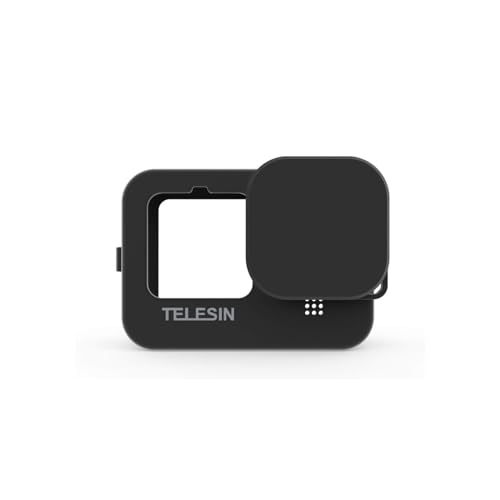 Hero12 Black ゴープロヒーロー12 ブラック 柔軟性のあるシリコン素材製 レンズ 保護カバー ストラップホール付き ストラップ付き 耐衝撃 アクションカメラ GoPro用アクセサリー 便利 実用 人気 おしゃれ 便利性の高い Hero12 Bl