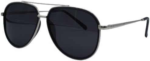 WhimZ Tangle Free Classic Aviator Sunglasses for Women 100% UV Protection Polarized Slim Frames Vintage Aviators