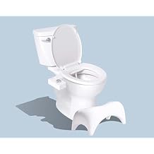 TUSHY Classic Brushed Nickel Bidet and Relaxed Ottoman White Bundle