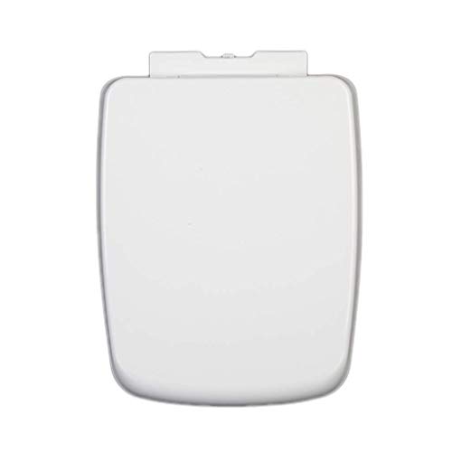 Asiento de Inodoro Cuadrado con Cierre Suave y bisagras Ajustables. Fabdo en Polipropileno Resistente y cómodo. Fácil de Limpiar