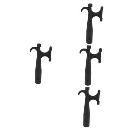 GOOHOCHY 4pcs Versatile Extension Pole Boat Hook for Docking Boating and Camping